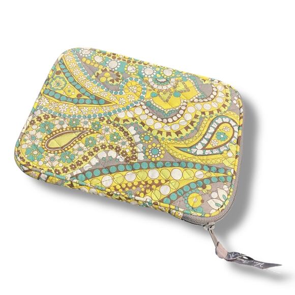 Vera Bradley Tablet Case Lemon Parfait Sleeve iPad Kindle Zippered Pouch 9 x 7" - Picture 5 of 12